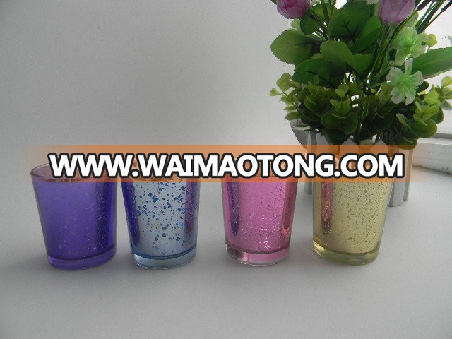 Colored mercury glass votives wholesale for glass votive candle holders